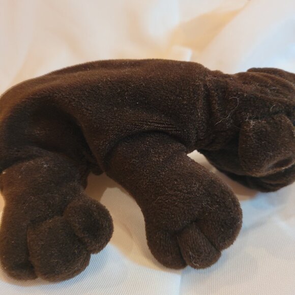 Vintage 1985 Pound Puppies Brown Hound by Tonka Toys - Picture 3 of 6